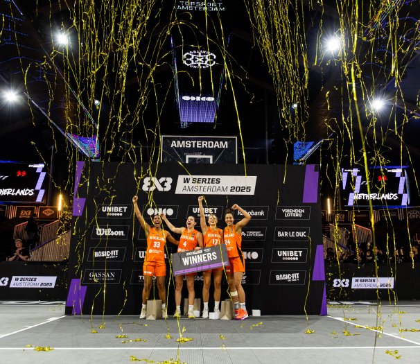 Team Nederland wint FIBA 3x3 Women’s Series Amsterdam