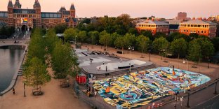 Museumplein gets iconic 3X3 Legacy Art Court where basketball, art and protest come together